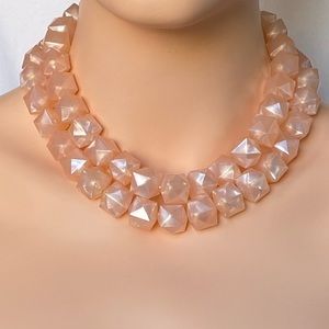 Sugarfix Bold Blush Pink Necklace
